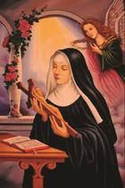 Quadro Decorativo Santa Rita de Cassia 30x20 Mdf Adesivado Quadro Decorativo Santa Rita de Cassia 30x20 Mdf Adesivado