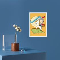 Quadro Decorativo São Jorge Baby 45x34cm - com vidro