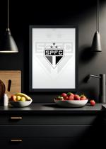 Quadro Decorativo São Paulo Eternamente - Com Vidro Tamanho:21cm x 30cm (A4)