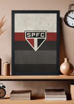 Quadro Decorativo São Paulo meu unico tricolor - Com Vidro Tamanho:21cm x 30cm (A4)