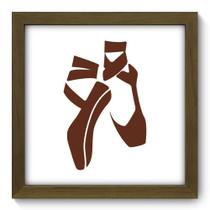 Quadro Decorativo - Sapatilha - 22cm x 22cm - 058qdim Quadro Decorativo - Sapatilha - 22cm x 22cm - 058qdim