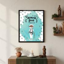 Quadro Decorativo Saravá Vovô - 70x50cm Quadro Decorativo Saravá Vovô - 70x50cm