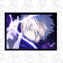 Quadro Decorativo Satoru Gojo 18x28 Anime Jujutsu Kaisen sem moldura