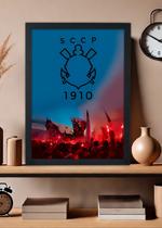 Quadro Decorativo SCCP 1910 - Com Vidro Tamanho:21cm x 30cm (A4)