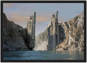 Quadro Decorativo Senhor Dos Anéis Filmes Cinema Salas Quartos Decorações Com Moldura