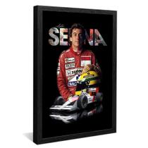 Quadro Decorativo Senna V2432 Moldura Preta 85x55cm