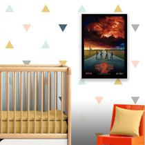 Quadro Decorativo Série Stranger Things 45x34cm Quadro Decorativo Série Stranger Things 45x34cm