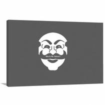 Quadro decorativo Séries Mr Robot - Tela em Tecido Quadro decorativo Séries Mr Robot - Tela em Tecido