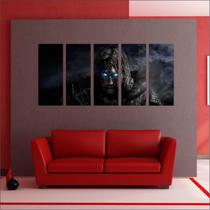 Quadro Decorativo Shadow Of Mordor Senhor Dos Anéis 5 Peças