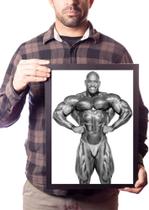 Quadro Decorativo Shawn Ray Fisiculturista Treino Academia Quadro Decorativo Shawn Ray Fisiculturista Treino Academia