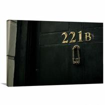 Quadro decorativo Sherlock Holmes 221-B Tela em Tecido Quadro decorativo Sherlock Holmes 221-B Tela em Tecido