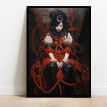 Quadro Decorativo Shibari com Moldura E Acetato Tamanho A3 Quadro Decorativo Shibari com Moldura E Acetato Tamanho A3