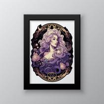 Quadro Decorativo Signo De Câncer 45x34cm