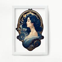 Quadro Decorativo Signo De Peixes 24x18cm - com vidro Quadro Decorativo Signo De Peixes 24x18cm - com vidro