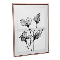 Quadro Decorativo Silent Bloom 45cm x 60cm x 2,5cm MDF Quadro Decorativo Silent Bloom 45cm x 60cm x 2,5cm MDF