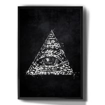 Quadro Decorativo Simbolo Iluminate Piramide Com Olho Quadro Decorativo Simbolo Iluminate Piramide Com Olho