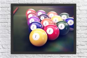 Quadro Decorativo Sinuca Jogos Bilhar Salas Decorações Com Moldura Quadro Decorativo Sinuca Jogos Bilhar Salas Decorações Com Moldura