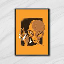 Quadro Decorativo Smoke E.T 24x18cm