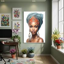 Quadro Decorativo Soberana 70x50cm Mold Preta