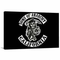 Quadro decorativo Sons of Anarchy - Tela em Tecido