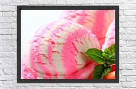 Quadro Decorativo Sorveterias Sorvete Gourmet Restaurantes Decorações Com Moldura Quadro Decorativo Sorveterias Sorvete Gourmet Restaurantes Decorações Com Moldura