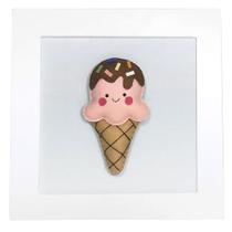 Quadro Decorativo Sorvetinho Sienna Quarto Bebê Infantil Menina