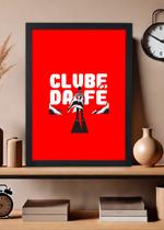 Quadro Decorativo SPFC Clube da Fé - Com Vidro Tamanho:21cm x 30cm (A4)