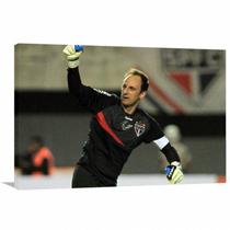 Quadro decorativo Spfc Rogerio Ceni com Tela de Tecido Quadro decorativo Spfc Rogerio Ceni com Tela de Tecido