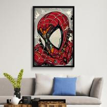 Quadro Decorativo Spider Man 50x70 cm Placa Decorativa em MDF para Decoração de interiores