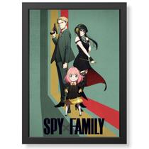 Quadro Decorativo Spy X Family Agents geek.frame presente otaku anime quarto decoração sala criativo