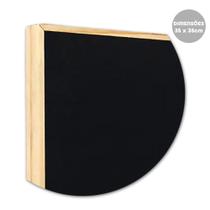 Quadro Decorativo Square Lousa Preto 35X35Cm Cortiarte