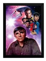 Quadro Decorativo Star Trek Arte Poster Moldurado