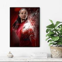 Quadro Decorativo Star Trek Mulher 45x34cm