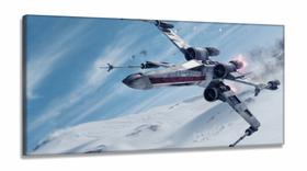 Quadro Decorativo Star Wars B em Tecido Canvas 130x60