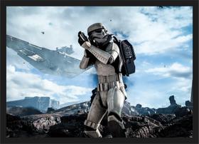 Quadro Decorativo Star Wars Cinema Colecionadores Decorações Com Moldura Quadro Decorativo Star Wars Cinema Colecionadores Decorações Com Moldura
