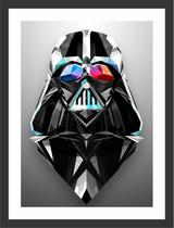 Quadro Decorativo Star Wars Darth Vader Geek Quartos Salas Decorações Com Moldura Quadro Decorativo Star Wars Darth Vader Geek Quartos Salas Decorações Com Moldura