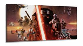 Quadro Decorativo Star Wars G em Tecido Canvas 130x60 Quadro Decorativo Star Wars G em Tecido Canvas 130x60