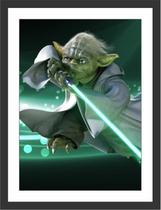 Quadro Decorativo Star Wars Mestre Ioda Geek Quartos Salas Decorações Com Moldura Quadro Decorativo Star Wars Mestre Ioda Geek Quartos Salas Decorações Com Moldura