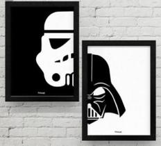 Quadro Decorativo Star wars - Storm & Vader - Actoon Quadro Decorativo Star wars - Storm & Vader - Actoon