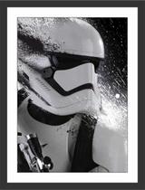 Quadro Decorativo Star Wars Stormtrooper Geek Quartos Salas Decorações Com Moldura