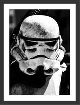 Quadro Decorativo Star Wars Stormtrooper Geek Quartos Salas Decorações Com Moldura