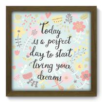 Quadro Decorativo - Start Living - 33cm x 33cm - 052qdrm