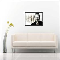 Quadro Decorativo Steve Jobs Informática Salas Decorações Com Moldura Quadro Decorativo Steve Jobs Informática Salas Decorações Com Moldura