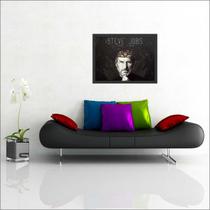 Quadro Decorativo Steve Jobs Informática Salas Decorações Com Moldura Quadro Decorativo Steve Jobs Informática Salas Decorações Com Moldura
