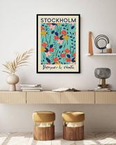 Quadro Decorativo Stockholm Market Flower - 70x50cm