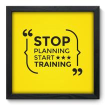 Quadro Decorativo - Stop - 33cm x 33cm - 073qdrp Quadro Decorativo - Stop - 33cm x 33cm - 073qdrp