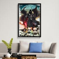 Quadro Decorativo Storm Troopers 2 50x70 cm Placa Decorativa em MDF para Decoração de interiores