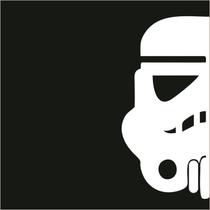 Quadro Decorativo Stormtrooper 20x20 Mdf Madeira Adesivada