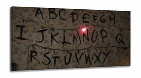 Quadro decorativo Stranger Things Séries - Tela em Tecido Canvas 130x60 Quadro decorativo Stranger Things Séries - Tela em Tecido Canvas 130x60