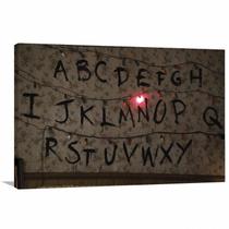 Quadro decorativo Stranger Things Séries - Tela em Tecido